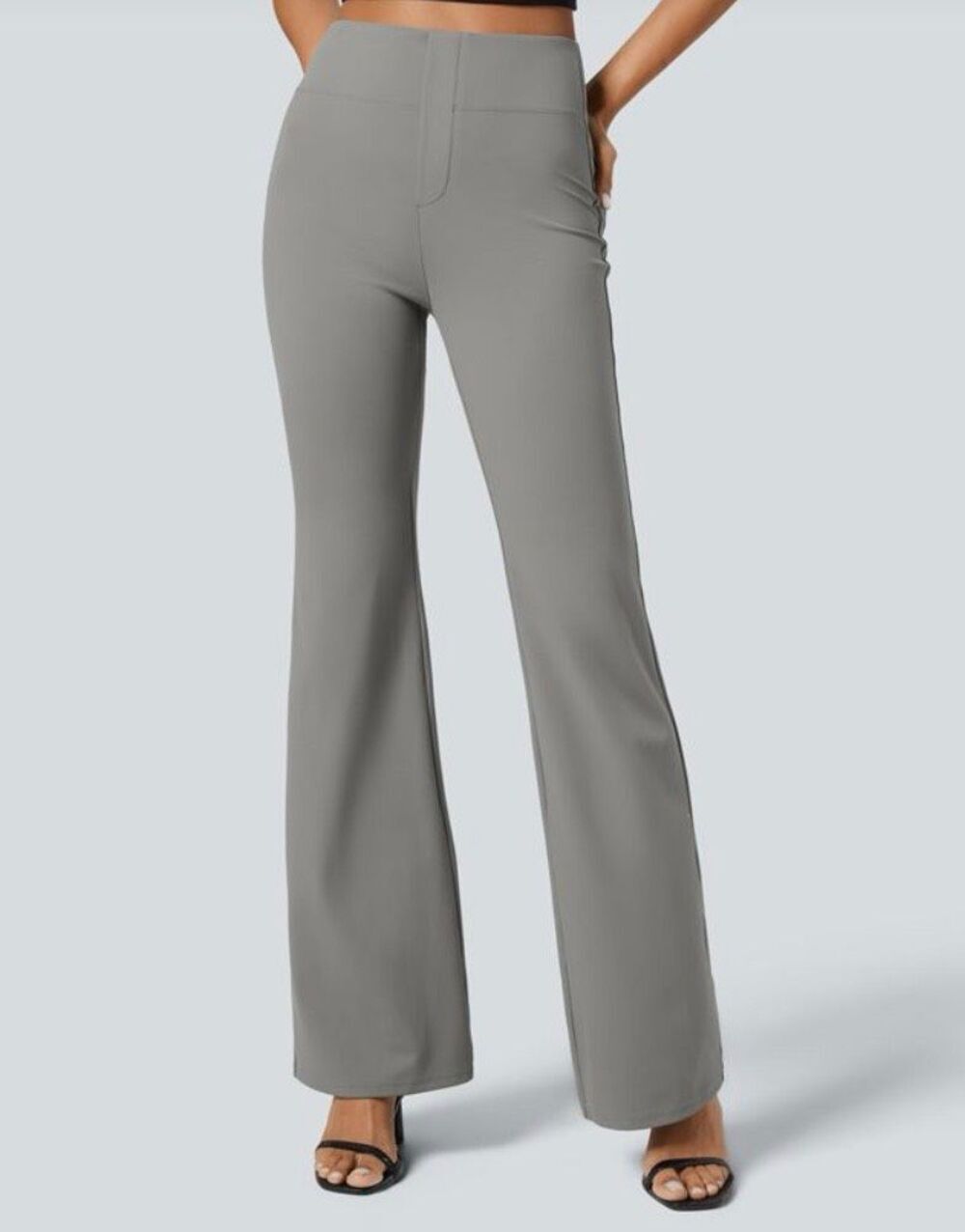 Halara Flex high-waisted back side pocket pants with flared leg - M